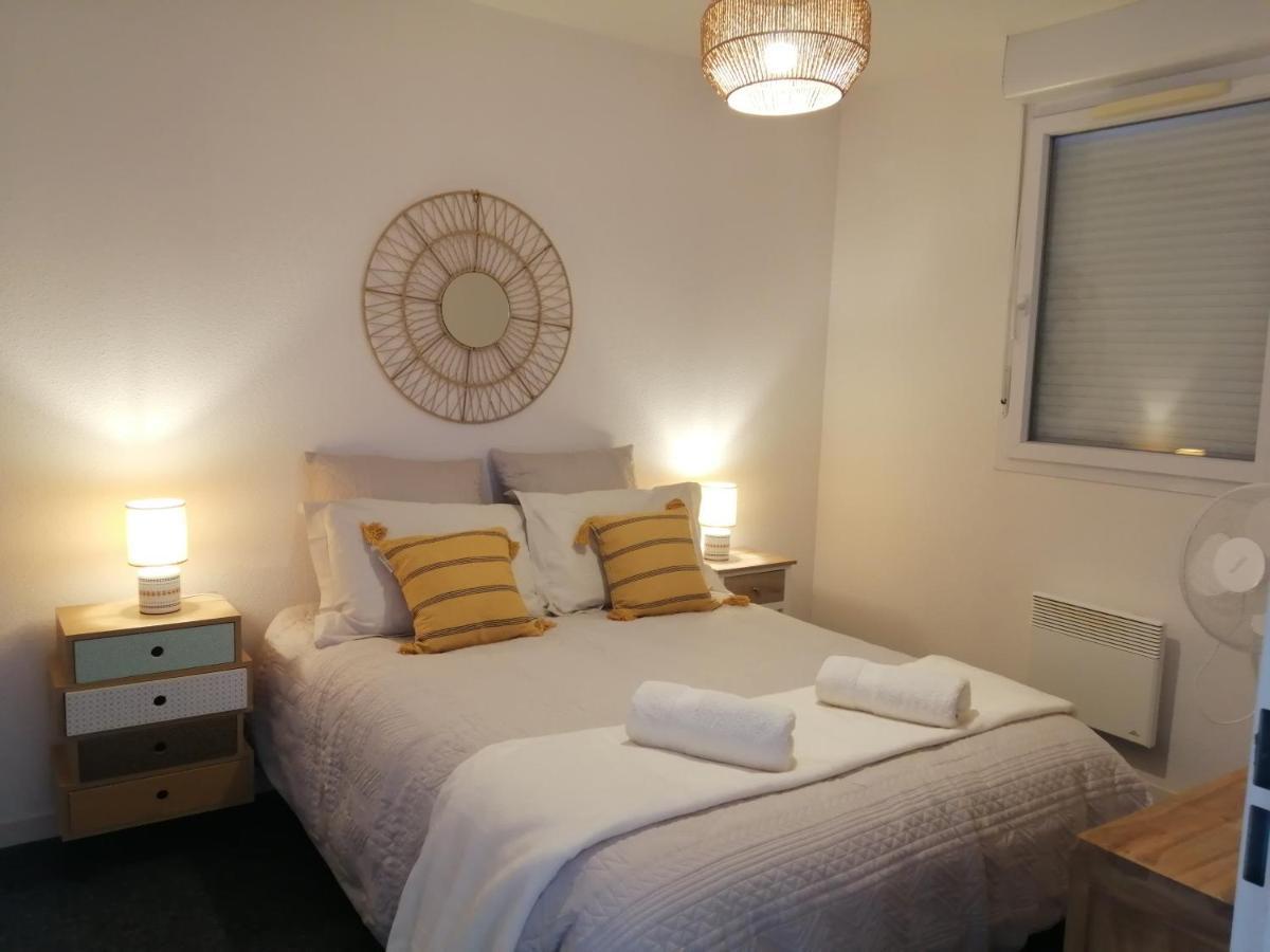Apartamento Le Cocon De Marie,Piscine, Balcon, Parking Gratuit, Baignoire Carcasona Exterior foto